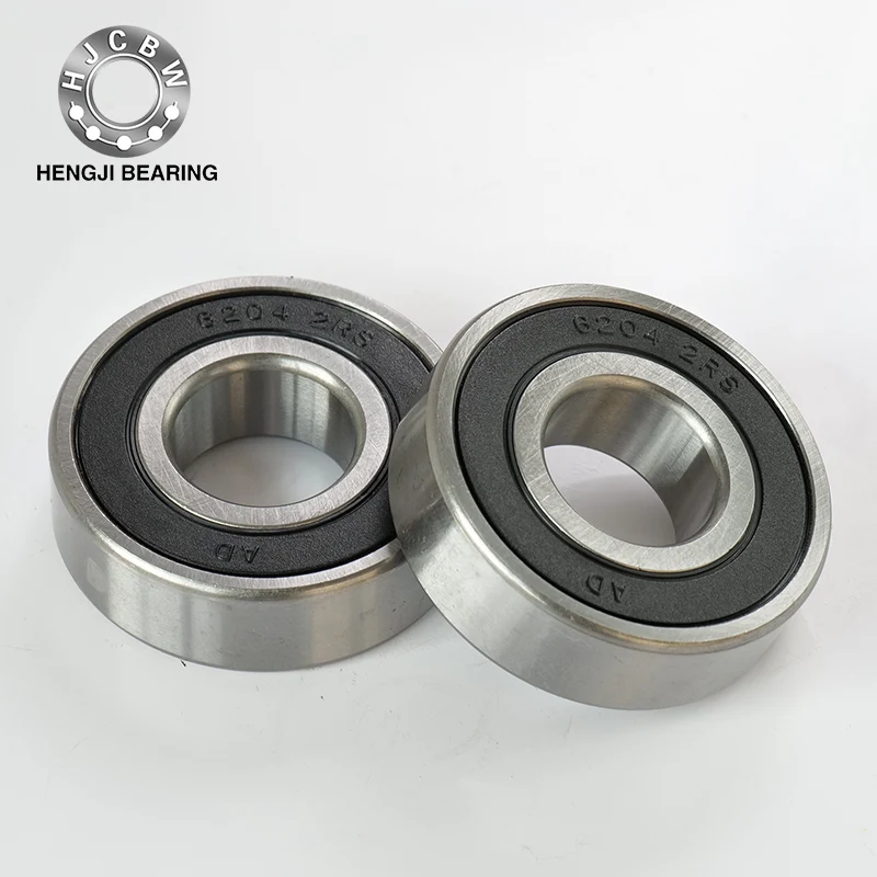 6204 2RS ROW Single Row Deep Groove Ball Bearings